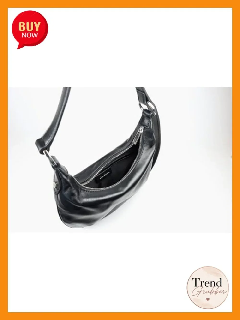 Leather Convertible Bracelet Bag with 3-Way Wear